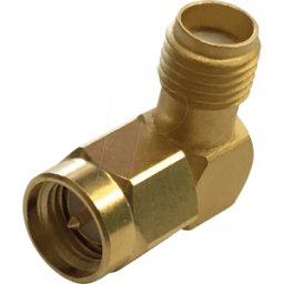 RADIALL R 125 771 - Adaptador SMA, 90° en ángulo, macho a hembra