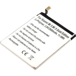 ECO GMBH AKKU 30874 - Batería para smartphone para dispositivos Xiaomi, Li-Po,