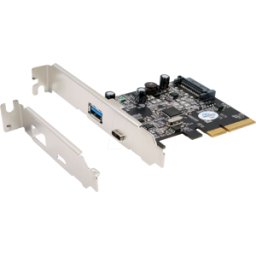 EXSYS EX-12002-2 - PCIe x4 > 1 x USB externo 3,1 Tipo A, 1x Tipo C..