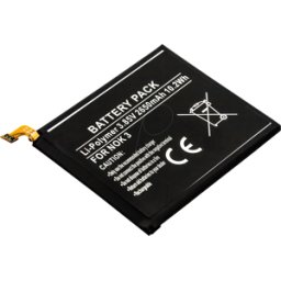 ECO GMBH AKKU 13355 - Batería para smartphone para dispositivos Nokia, Li-Po, 2