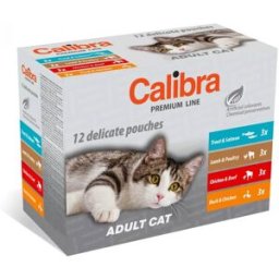 Calibra Premium Line Gato Adult Multipack Sobres 12 x 100 gr