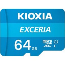 KIOXIA Tarjeta de Memoria Exceria SDXC UHS-I C10 U1 64GB