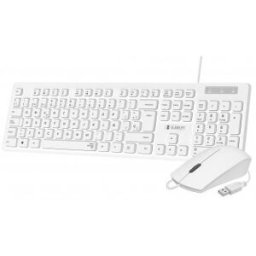 Teclado y Ratón Subblim Combo Business Slim Silencioso - Blanco