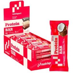 Nutrisport barrita proteica coconut caja 24uds