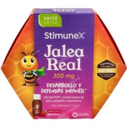Cinfa stimunex sante verte jalea real infan 300 mg 20 viales 10 ml