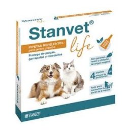 Stangest veterinaria stanvet life pipeta natural perros gatos +2 m 4 u vet
