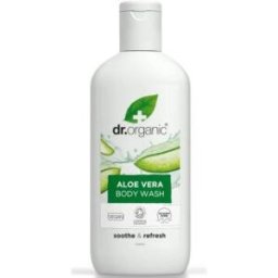Dr. organic gel de baño y ducha aloe vera organico 250ml.