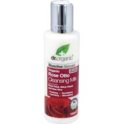 Dr. organic leche limpiadora rosa de damasco 150ml.