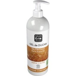 Naturabio cosmetics gel de ducha nutritivo miel-avena 740ml. bio