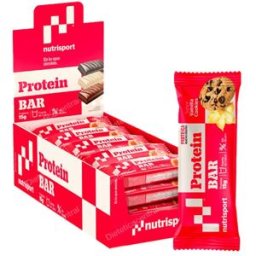 Nutrisport barrita proteica vainilla-cookies caja 24uds