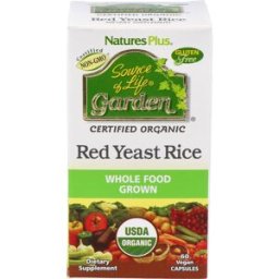 Natures plus garden source of life levadura de arroz rojo 60cap