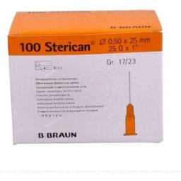 B. braun vetcare agujas sterican 25g / 0,5x25mm naranja 100ud vet
