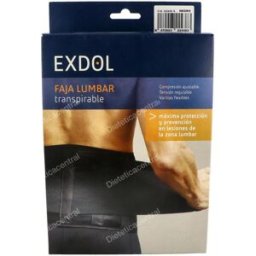 Nosa faja exdol lumb elast velcro t/g 93-102cm ngr
