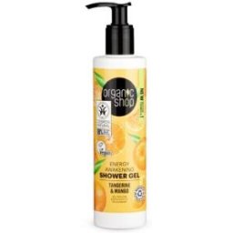 Organic shop gel de ducha energizante mandarina-mango 280ml