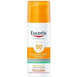 Eucerin oil control dry touch spf50+ color medio 50ml.