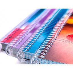 Espiral plastico q-connect transparente 32 5:1 12mm 1,8mm caja de 100 unidades