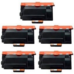 Pccom Essential Brother TN3430/TN3480 Tóner Compatible Negro Pack 5