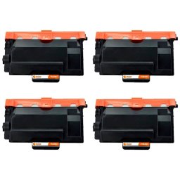 Pccom Essential Brother TN3430/TN3480 Tóner Compatible Negro Pack 4
