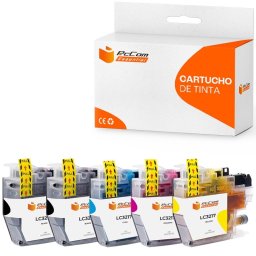 Pccom Essential Brother Lc3217 Cartucho Tinta Compatible Negro/cian/magenta/amarillo Pack 5
