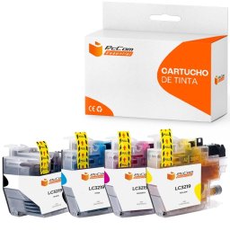 Pccom Essential Brother Lc3219xl Cartucho Tinta Compatible Negro/cian/magenta/amarillo Pack 4