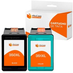 Pccom Essential Hp 350xl/351xl Cartucho Tinta Compatible Negro/tricolor Pack 2