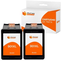 Pccom Essential Hp 901xl Cartucho Tinta Compatible Negro Pack 2