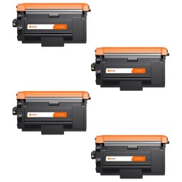 Pccom Essential Brother Tn3600xxl Tóner Compatible Negro Pack 4