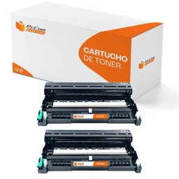PcCom Essential Brother DR3300 Tambor Compatible Negro Pack 2