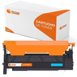PcCom Essential Samsung CLT-C406S/CLP360/CLX3305 Tóner Compatible Cian