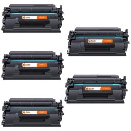 PcCom Essential HP CF287X/87X Tóner Compatible Negro Pack 5