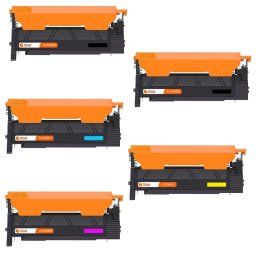 PcCom Essential Samsung CLT-K406S/CLT-C406S/CLT-M406S/CLT-Y406S/CLP360/CLX3305 Tóner Compatible Negro/Cian/Magenta/Amarillo Pack 5