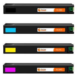 PcCom Essential HP 913A Cartucho Tinta Compatible Negro/Cian/Magenta/Amarillo Pack 4