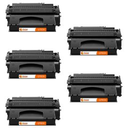 PcCom Essential HP Q7553A/53A Tóner Compatible Negro Pack 5