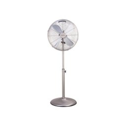 Ventilador de Pie Oceanic 50W 3 Velocidades Altura Ajustable Oscilación 75° Aspas Aluminio