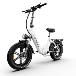 Bicicleta Eléctrica Maxturn Literider 2.0 500W 48V 13.5Ah 20" Blanco