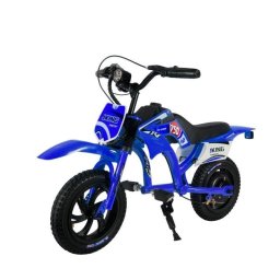 Motocicleta eléctrica JKING C6 motor 200W batería 25.2V 12" frenos disco dobles azul