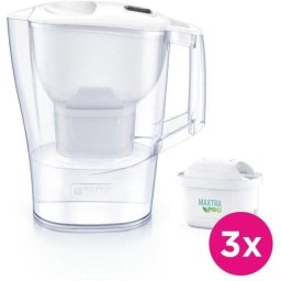 Jarra filtradora Brita Aluna Calendar Blanco 2,4 L con 3 filtros Maxtra Pro All-in-1