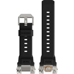Correa de Silicona Skinarma con Hebilla de Acero Inoxidable para Apple Watch Negro