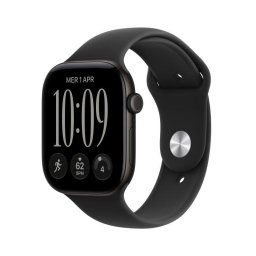 Apple Watch Series 12 GPS + Cellular 46mm Caja de Aluminio Negra con Correa Deportiva Negra M/L