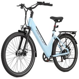 Bicicleta Eléctrica Bekup V28 Motor 250W Batería 36V 28" Azul
