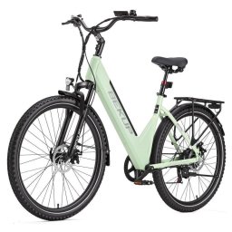 Bicicleta eléctrica Bekup V28 250 W 36 V 14,5 Ah 28" verde