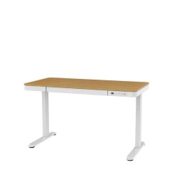Escritorio regulable eléctrico Activejet ET119W-C 140x70 cm blanco roble