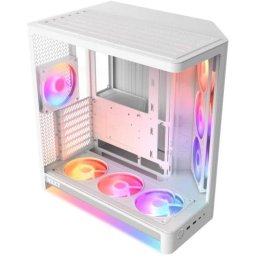 Caja PC NZXT H6 RGB+ Blanco Torre Midi