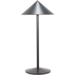 Zafferano Lámpara led aluminio recargable 6w titanio ip65 cabezal magnético