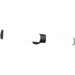 Nettlife Reid - aplique de pared led de plástico, color negro, 60 cm, máx. 15 w