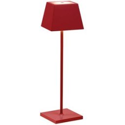 Lámpara de mesa rossini illuminazione led 2.2w aluminio rojo ip54