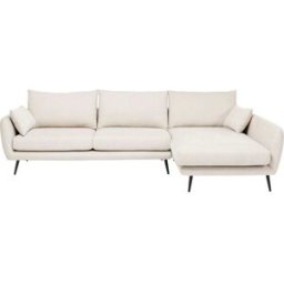 Kare Design Sofá de esquina derecha crema 275cm