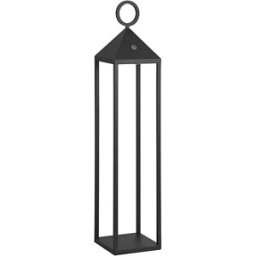 Lámpara de mesa aluminio antracita 67cm 2,2w rossini illuminazione