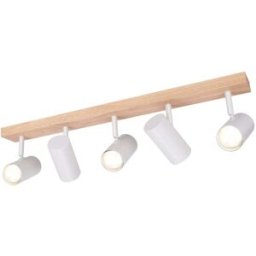 Nettlife Reichling - aplique de pared de metal, blanco, l 63 cm, gu10