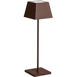Lámpara de mesa rossini illuminazione led 2.2w aluminio corten ip54